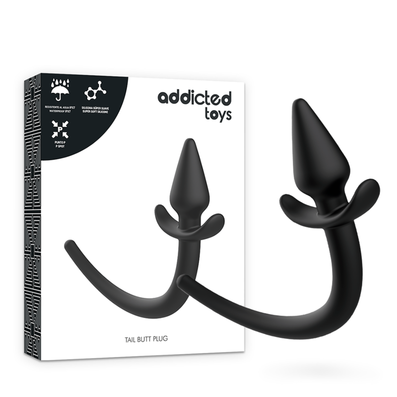 Addicted Toys Puppy Tail Anal Plug aus weichem, medizinischem Silikon – 7 cm Länge
